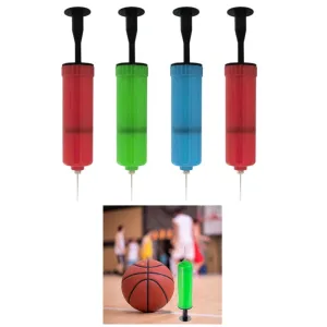 4PC Hand Air Ball Pump Needle Inflate Basketball Soccer Volleyball Sports Kids