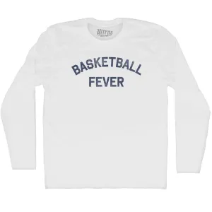 Basketball Fever Adult Cotton Long Sleeve T-shirt