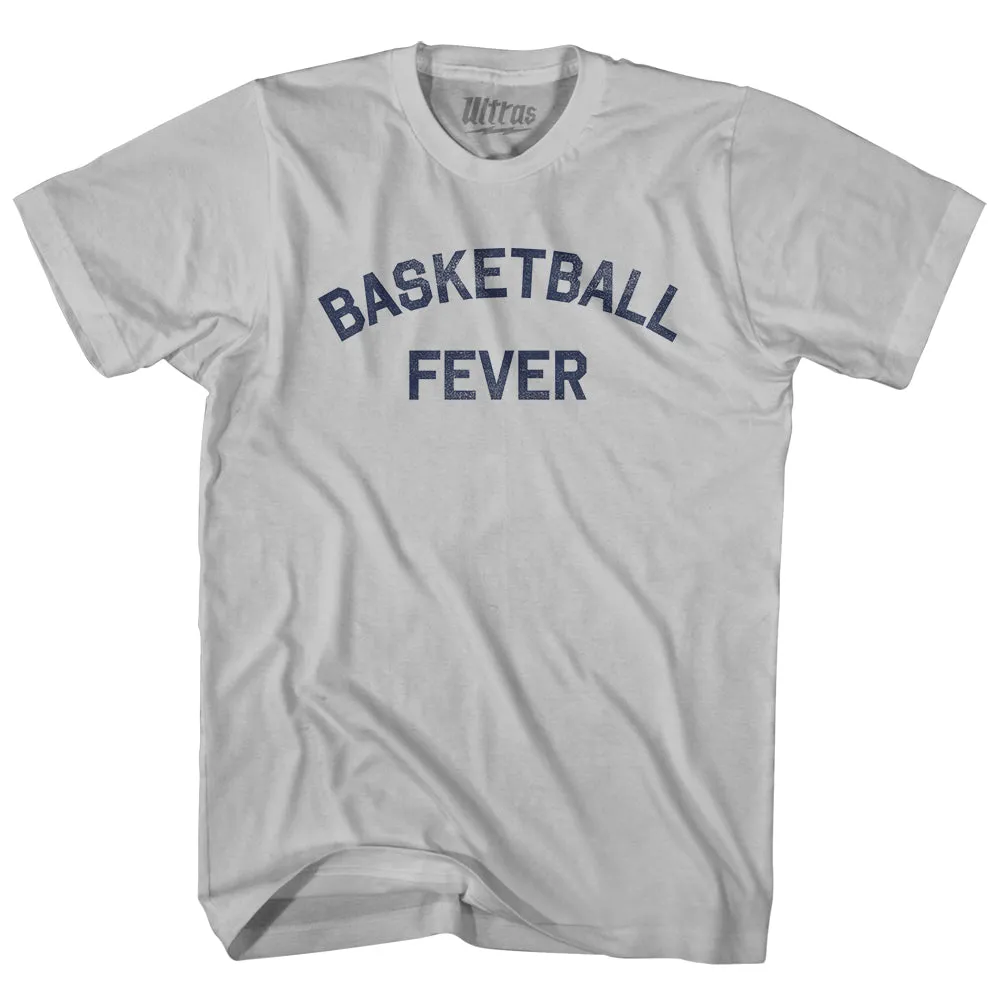 Basketball Fever Adult Cotton T-shirt