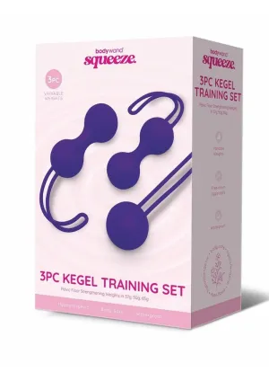 Bodywand Squeeze Silicone Kegal Training Set 37-65g