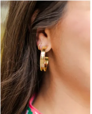 Michelle McDowell Nova Medium Gold Hoops