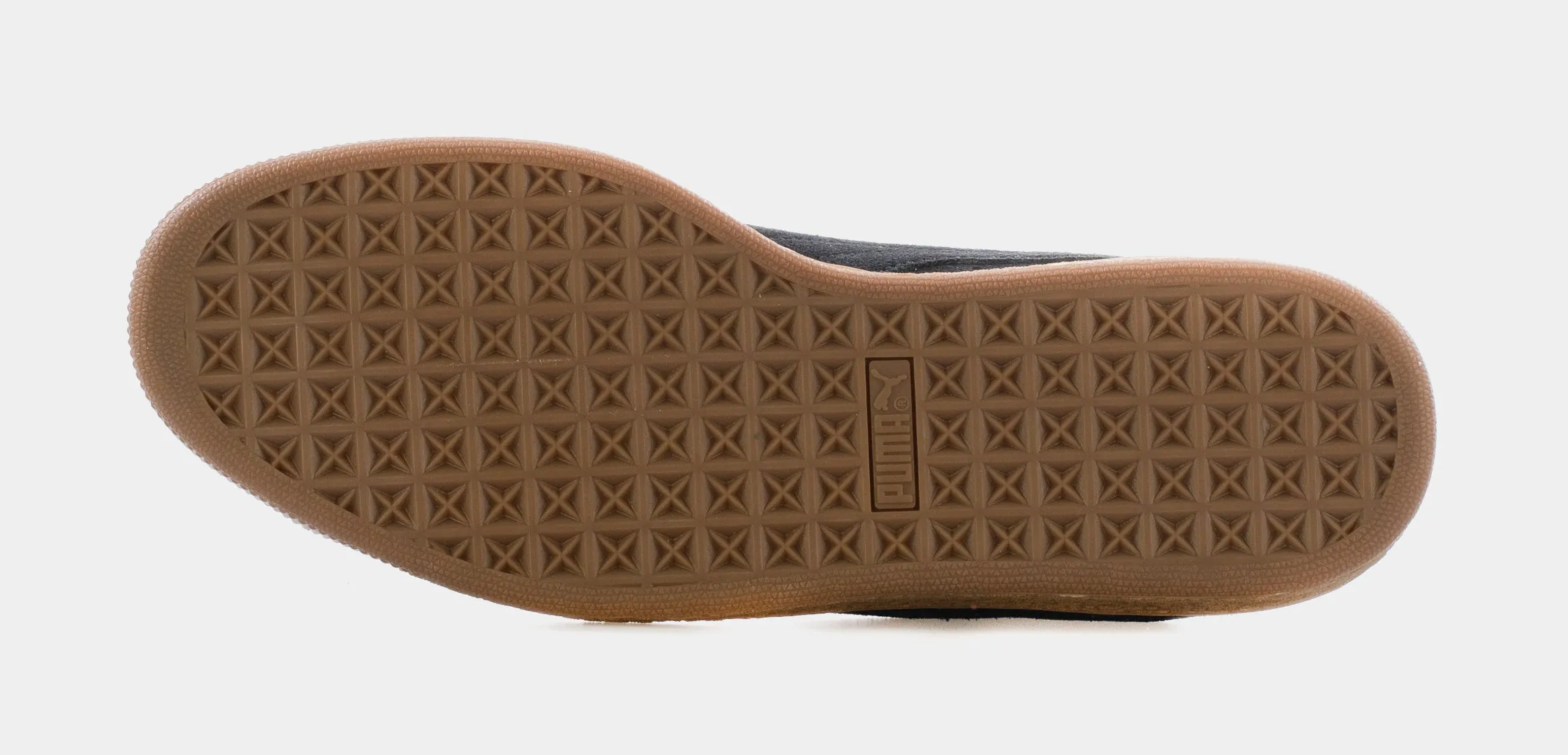 Suede Gum Mens Lifestyle Shoes (Black)