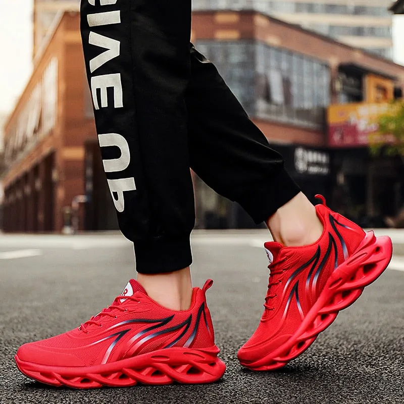 Summer Mesh Men's Casual Shoes Outdoor Men Walking Sneakers Fashion Brand Men Running Shoes Lace-Up Light Men's Flats Shoes