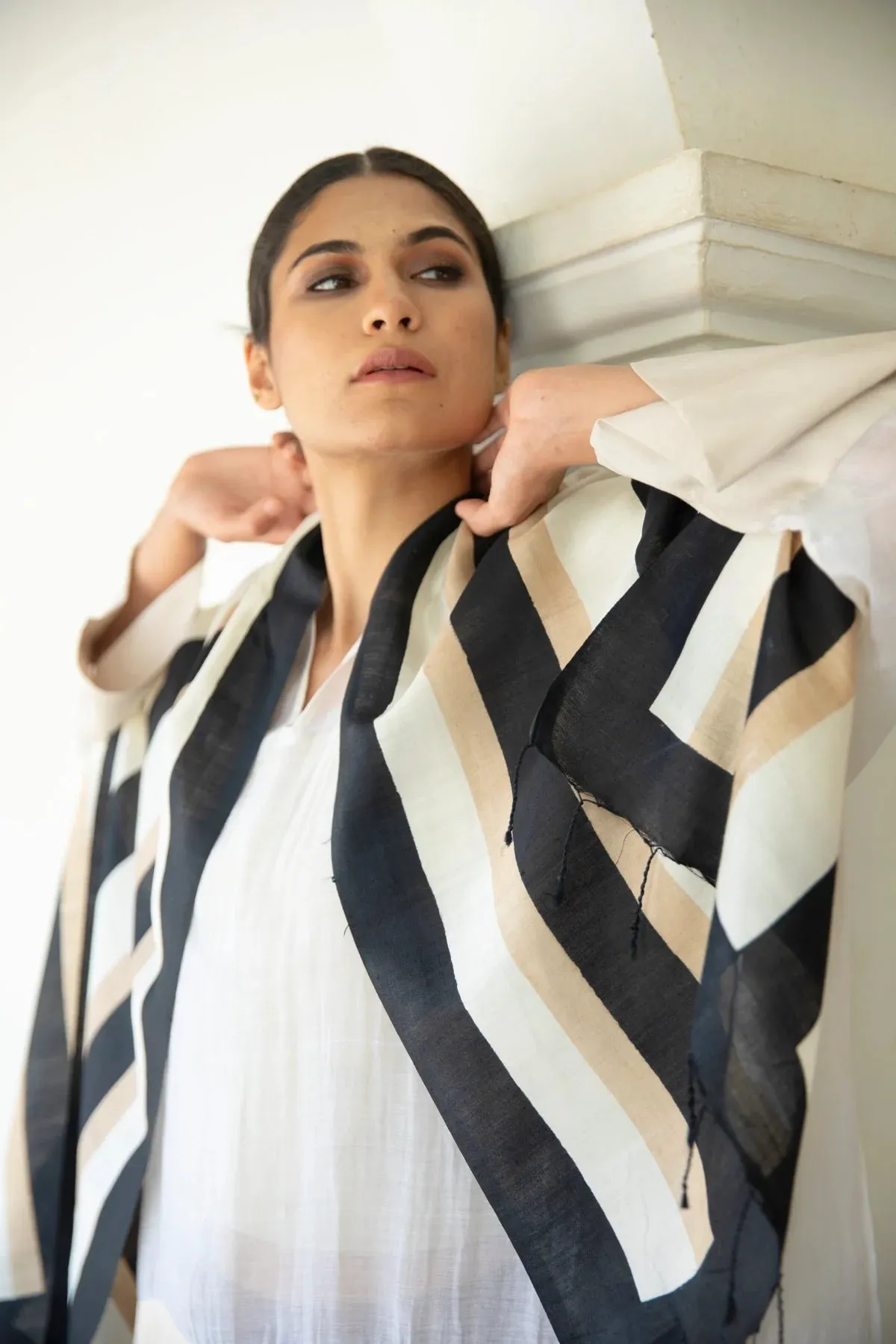 The 'Classic Sili' Eri Silk Scarf